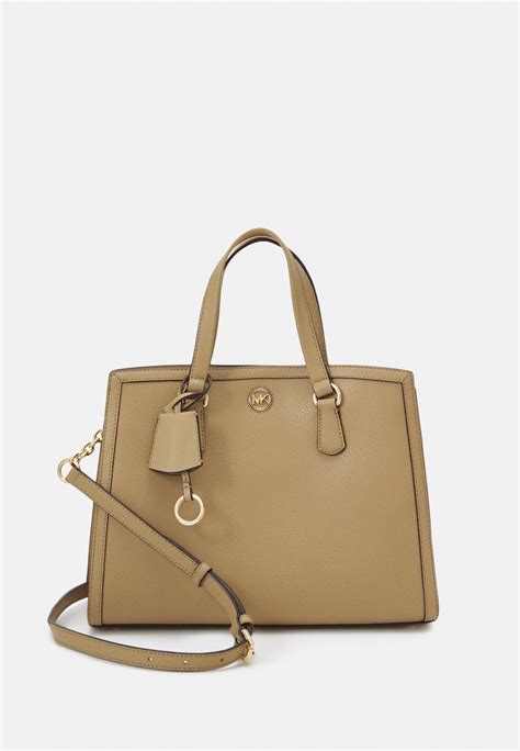 michael kors camel handbag|michael kors chantal satchel.